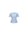 KENDALL LINEN TOP BABY BLUE