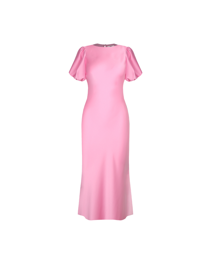 KENDALL SATIN DRESS CANDY