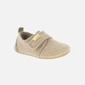 Kids Boiled Wool Slipper Shoe - Taupe