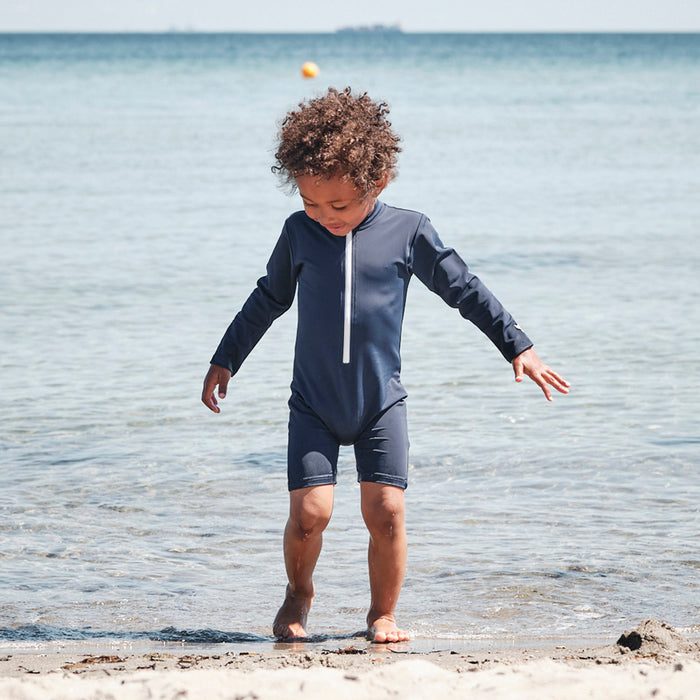 Kids Combi UV Swim Bodysuit - Navy