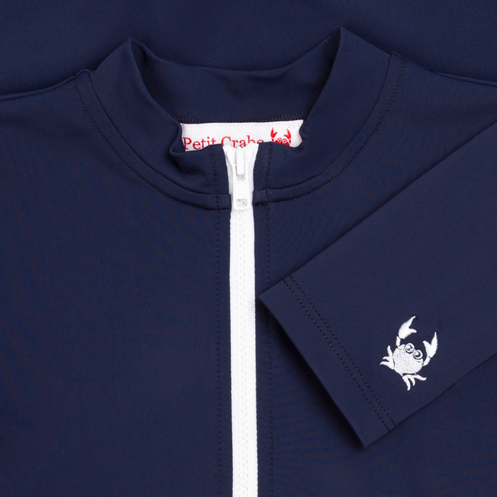 Kids Combi UV Swim Bodysuit - Navy