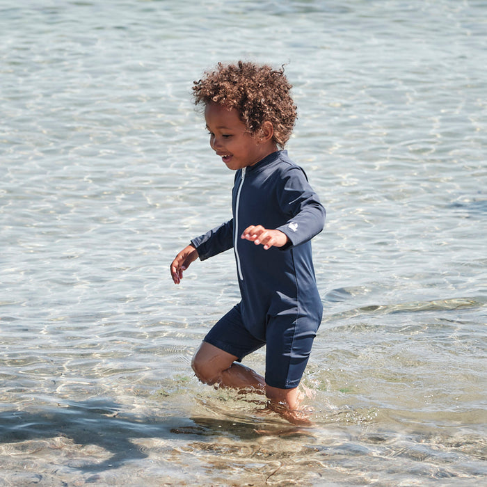 Kids Combi UV Swim Bodysuit - Navy