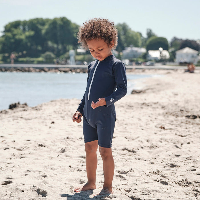 Kids Combi UV Swim Bodysuit - Navy