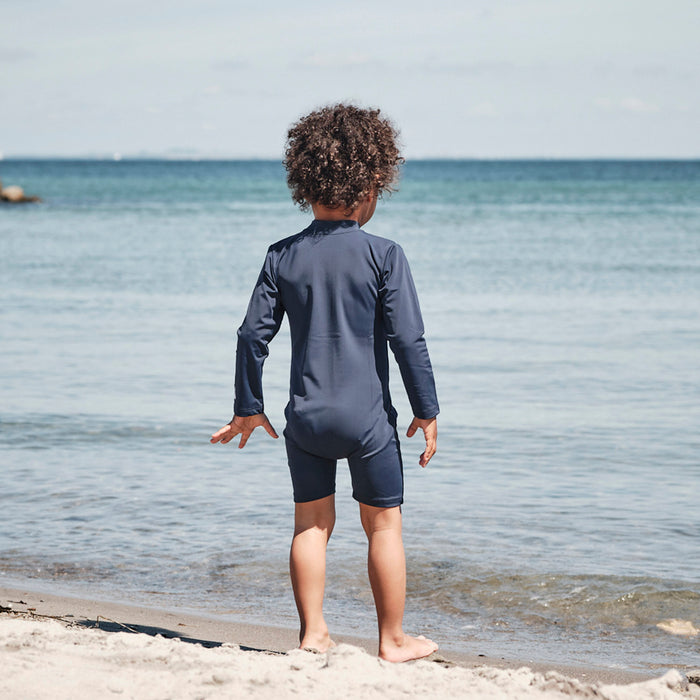 Kids Combi UV Swim Bodysuit - Navy