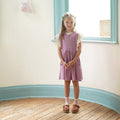 Kids Cotton Dunes Dress - Zinnia Pointelle