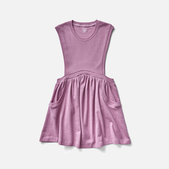 Kids Cotton Dunes Dress - Zinnia Pointelle
