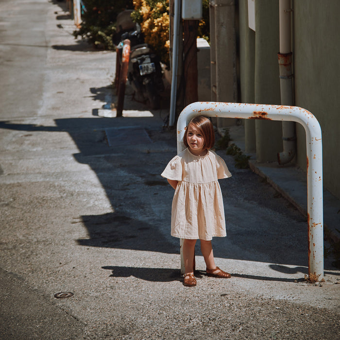 Kids Cotton Lilas Dress - Sun Kiss