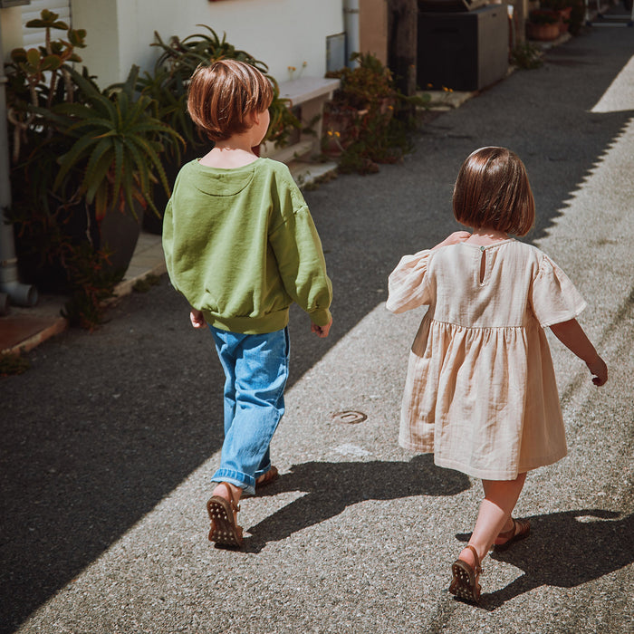 Kids Cotton Lilas Dress - Sun Kiss