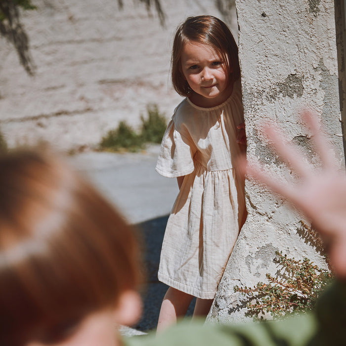 Kids Cotton Lilas Dress - Sun Kiss