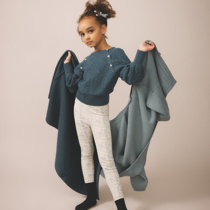 Kids Merino Wool Hawk Pullover - Bottle