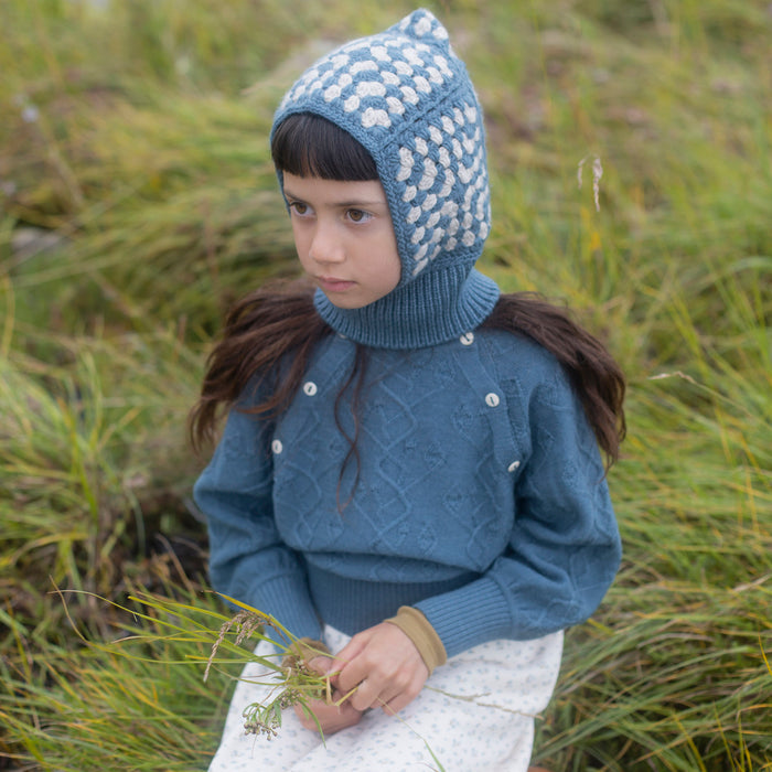 Kids Merino Wool Hawk Pullover - Bottle