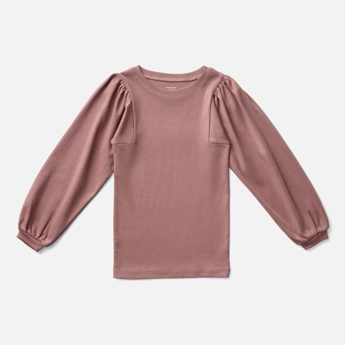 Kids Pima Cotton Balloon Tee - Cherry