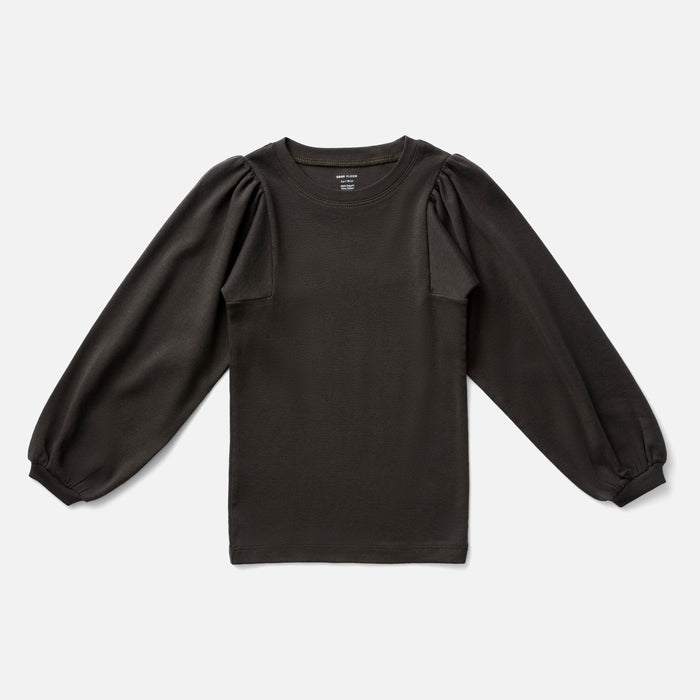 Kids Pima Cotton Balloon Tee - Shale