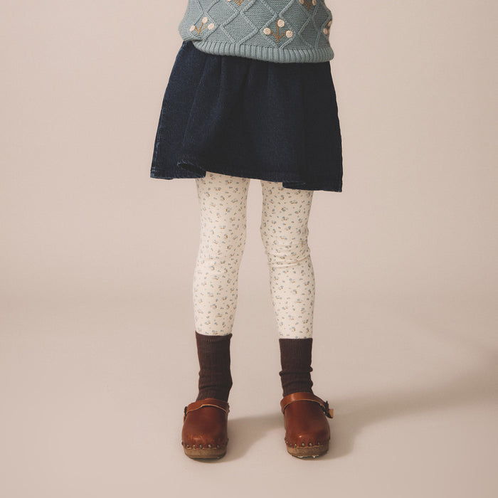 Kids Pima Cotton Leggings - Calico Oasis