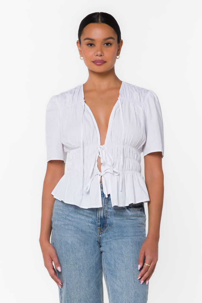 Kinsley Optic White Top
