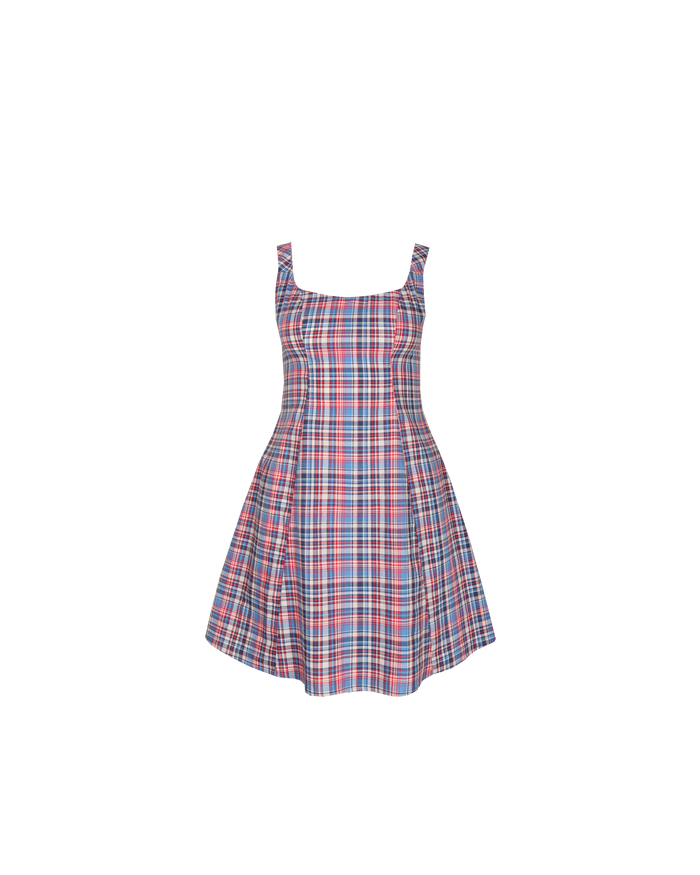 KITE MINI DRESS POOLSIDE TARTAN