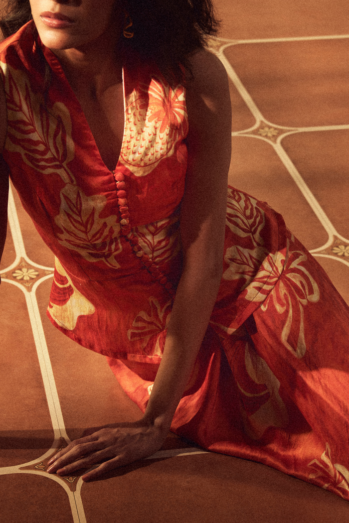KOPOU WAISTCOAT AND SKIRT SET