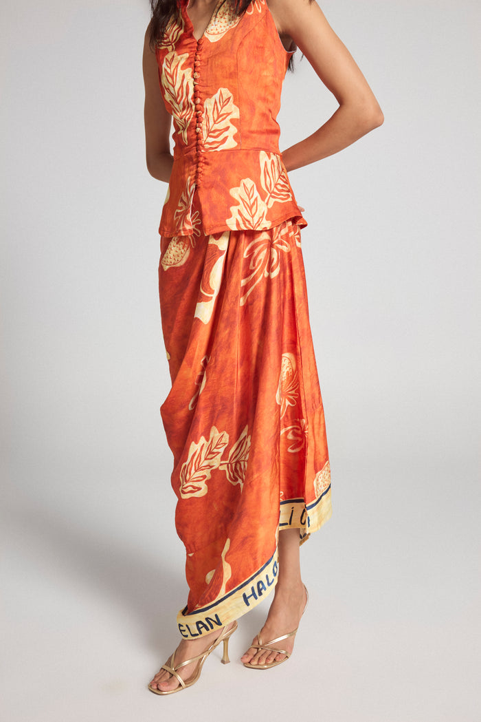 KOPOU WAISTCOAT AND SKIRT SET