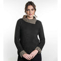 Possum Two Tone Jumper (KO461) Espresso/Mocha