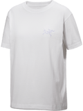 Kragg Cotton Little Bird Crew Shirt SS Women's White Light / White - Arc'teryx Australia