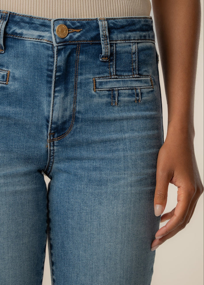 Kut From the Kloth Kelsey High Rise Flare Jeans