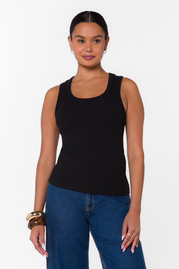 Larisa Black Tank