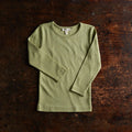 Lark Baby & Kids Top - Cotton Pointelle - Celadon