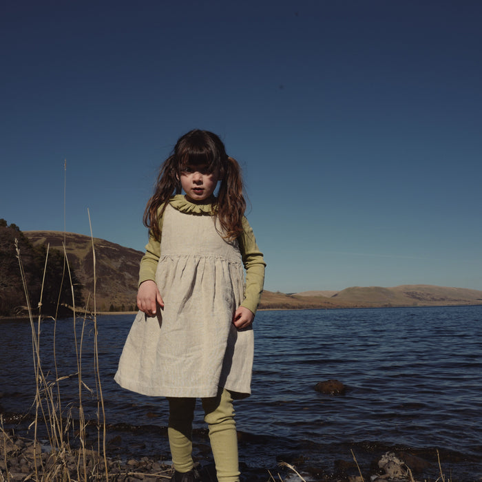 Lark Baby & Kids Top - Cotton Pointelle - Celadon