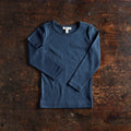 Lark Baby & Kids Top - Cotton Pointelle - Midnight