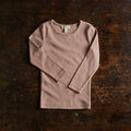 Lark Baby & Kids Top - Cotton Pointelle - Peony