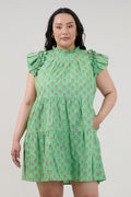 Lauren Shift Mini Dress Raidy Floral Curve