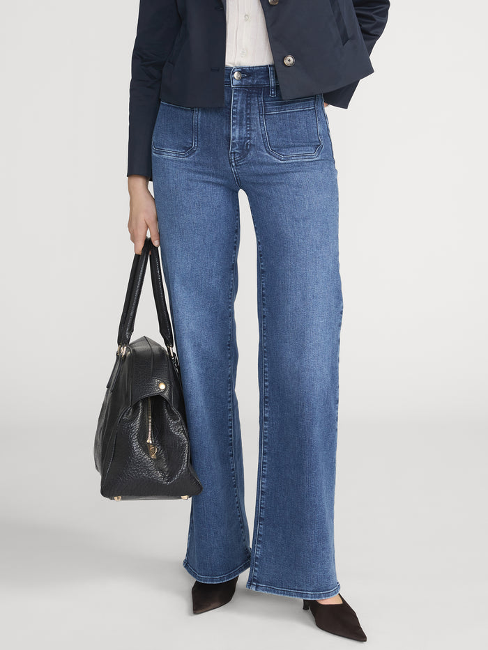 Jean On Model Front Crop