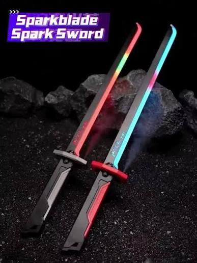 LED Light Sword with Smoke & Light Effects