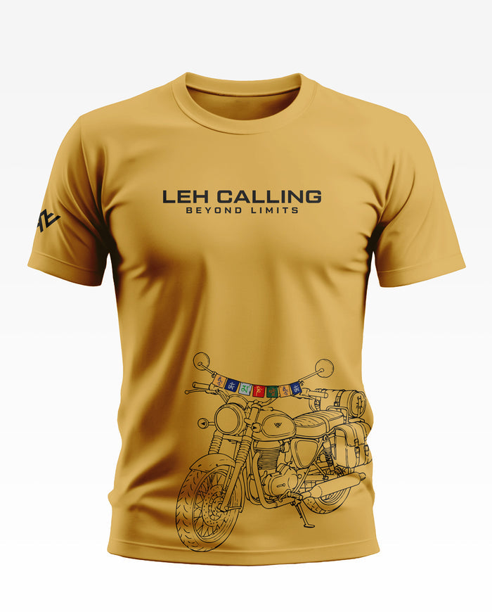Leh Calling Beyond Limits Cotton T-shirt