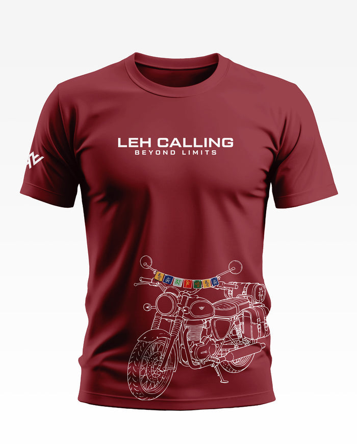 Leh Calling Beyond Limits Cotton T-shirt