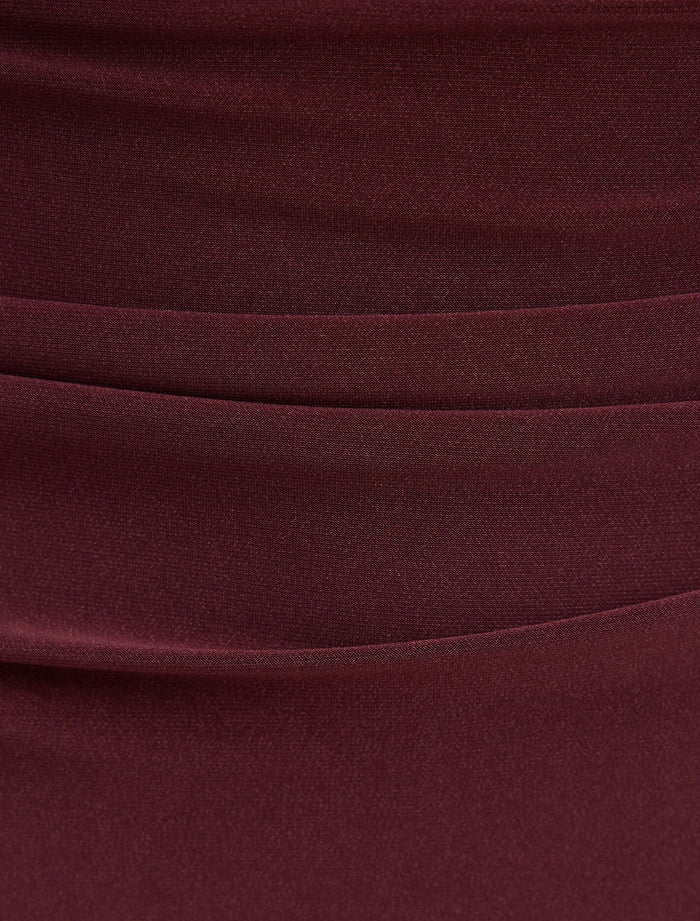 Leni Draped Backless Dress Forever New