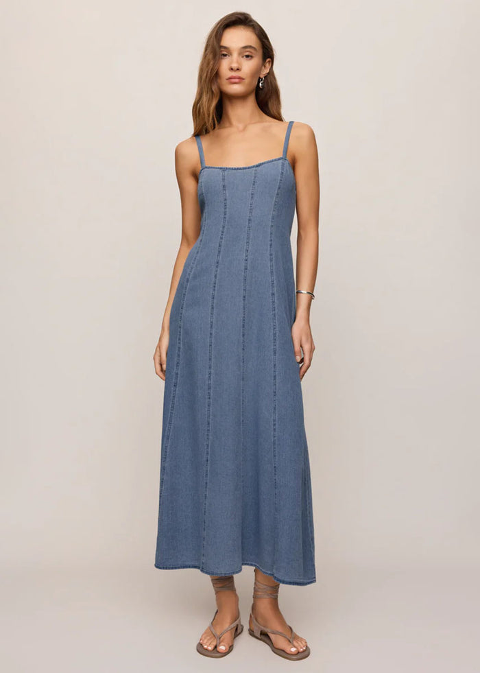 Leonora Midi Dress - Classic Indigo