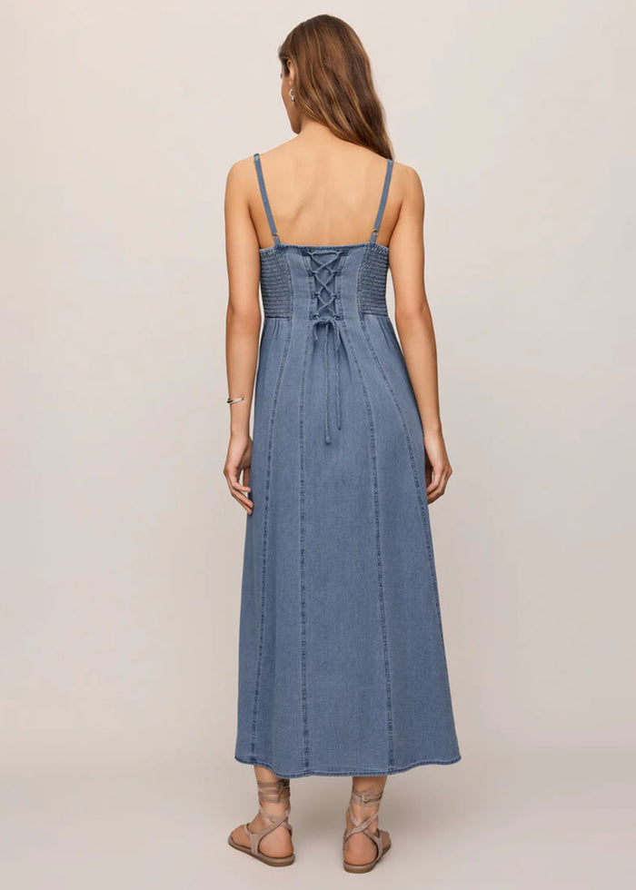 Leonora Midi Dress - Classic Indigo