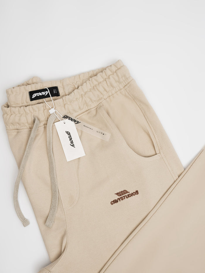 Cream Baggy Trouser – Live In Pants | GROOVY Pakistan