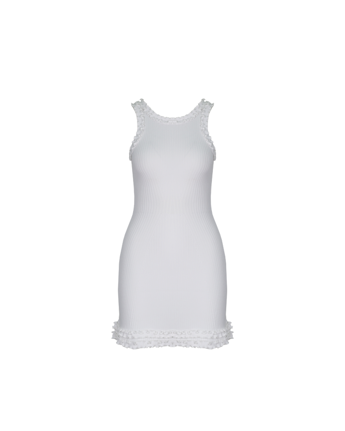 LOLLO MINI DRESS WHITE