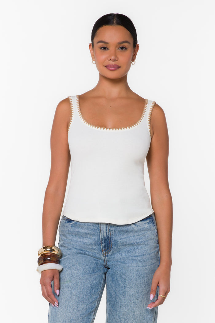 Lona Ivory Tank