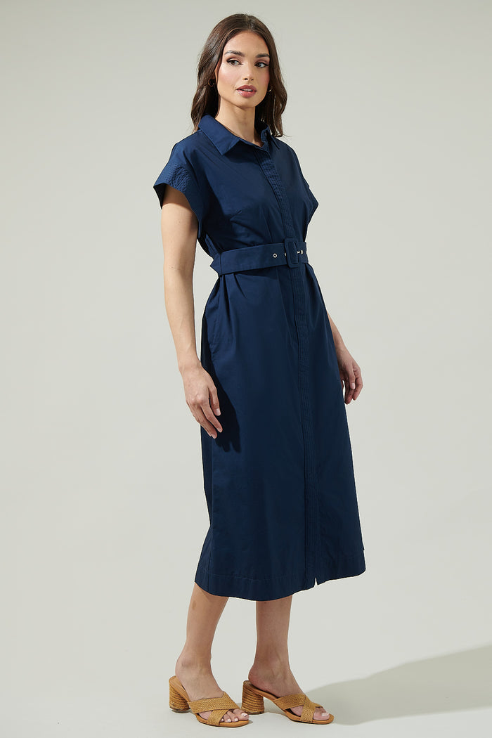 Lorelei Button Down Midi Dress