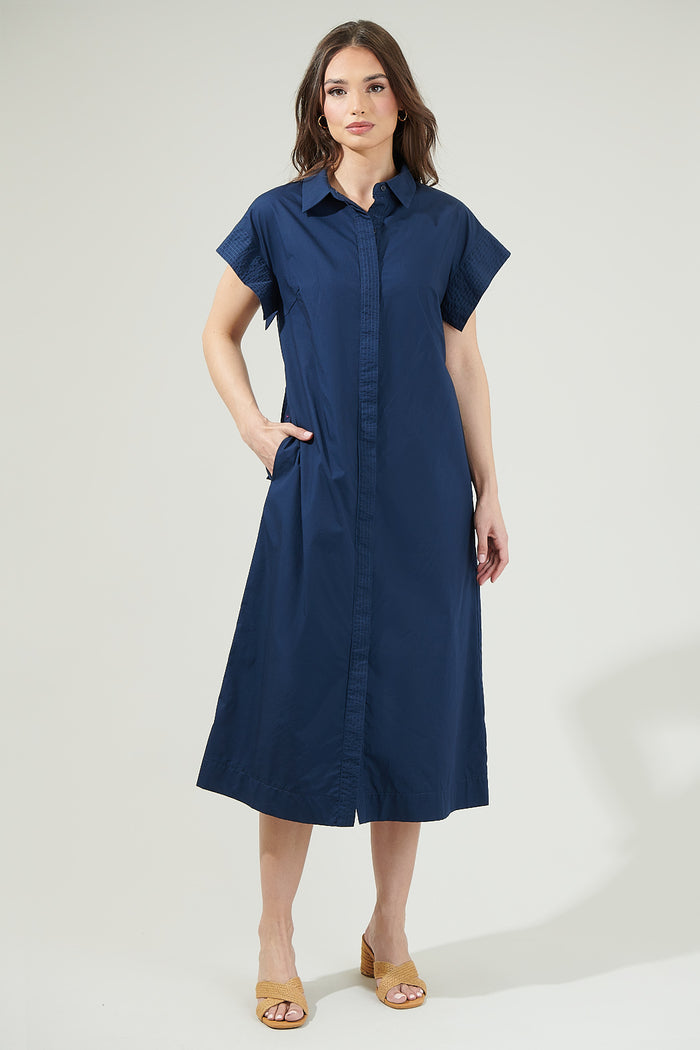 Lorelei Button Down Midi Dress
