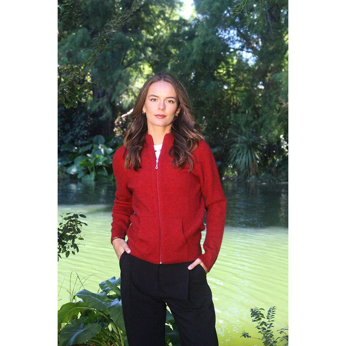 Lothlorian - Rib Detail Jacket with Pockets (9975)Red