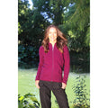 Lothlorian - Rib Detail Jacket with Pockets (9975)Berry