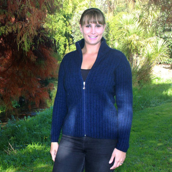 Lothlorian Merino - Possum Rib Jacket (9821)Midnight