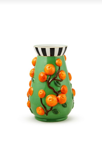 Mackenzie Childs Vase Tutti Frutti