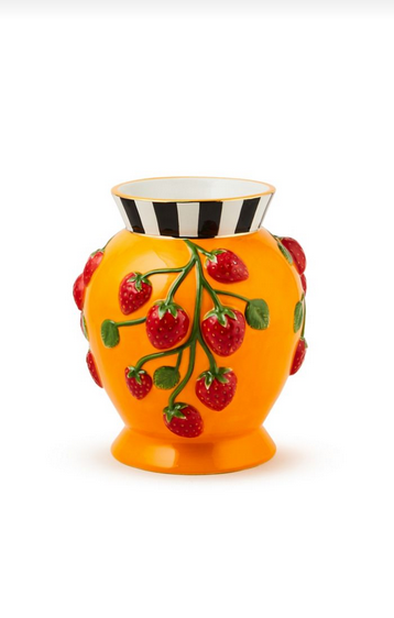 Mackenzie Childs Vase Tutti Frutti