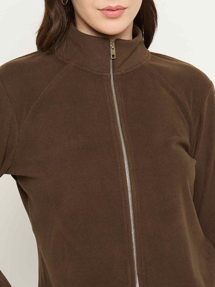 Madame Brown High Neck Top