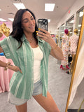 Maeve Button Down - Mint - Intimate Whispers